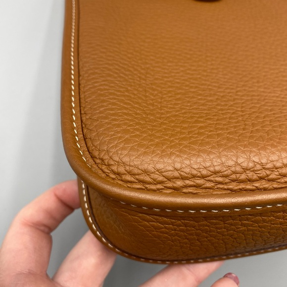 🔥HERMES🔥Taurillon Maurice Evelyn tpm crossbody gold - Picture 7 of 14